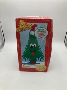 Árbol parlante vintage 1996 Gemmy Douglas abeto canta Navidad animado nuevo en caja - Imagen 1 de 9