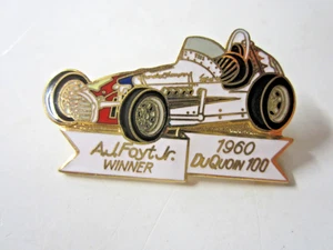 Indy Car DuQuoin 100 Classic 1960 A.J. Foyt Winner Racing Lapel/Hat Pin - Picture 1 of 2