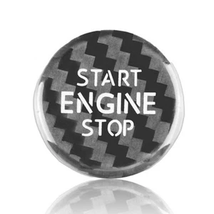 Black Start Stop Button Cover for BMW 3 Series 8 Series X5 Z4 with Easy Fit - Picture 1 of 6
