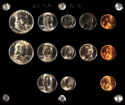 1950 P,D&S U.S. COINS GEM UNCIRCULATED SILVER MINT SET ! - Image 1 of 2