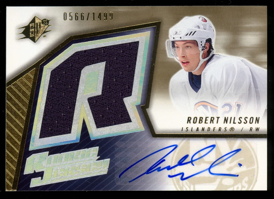 2005-06 UPPER DECK SPX 226 BRAD RICHARDSON RC UD JERSEY AUTO AVALANCHE /1999 - Image 1 of 1