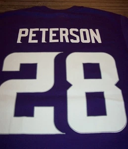 Camiseta de fútbol americano Minnesota Vikings #28 Adrian Peterson NFL XL NUEVA con etiqueta - Imagen 1 de 4