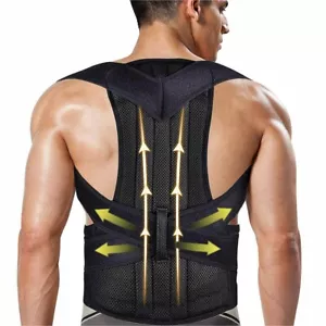 Corrector de postura de espalda soporte de hombro cinturón soporte para dolor terapia recta unisex - Imagen 1 de 14