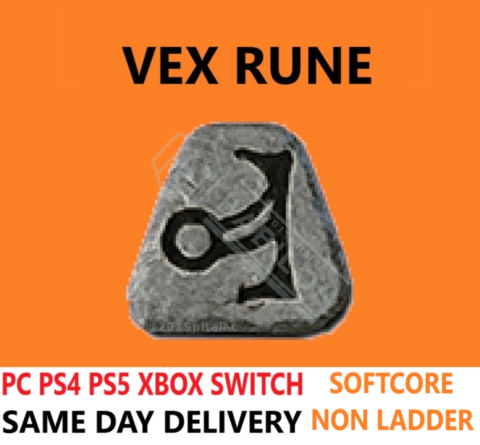 ✅ PC PS4 PS5 XBOX SWITCH ✅ VEX RUNE DIABLO 2 RESURRECTED D2R ITEMS - Image 1 of 1