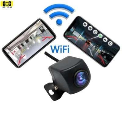 Wireless Car Rear View Camera WIFI 170 ° Night Vision Mini iPhone Android 12V - Image 1 of 4