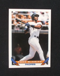 MLB 1993 Topps Baseball Card #30 Fred McGriff - San Diego Padres - Picture 1 of 2