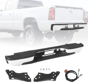 Rear Step Bumper Assembly Replacement For Chevy Chevrolet Silverado GMC Sierra - Picture 1 of 8