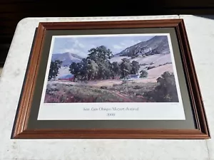 Vintage Mozart Festival 2000 San Luis Obispo CA Libby Tolley Framed Print Art - Picture 1 of 9