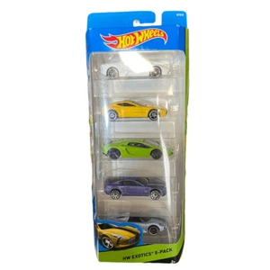 Mattel Hot Wheels Workshop HW Exotics 5 Pack Toy Cars +3 - Picture 1 of 5