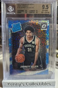 Jarrett Allen 2017/18 Donruss Optic RC White Sparkle BGS 9.5 Longhorns