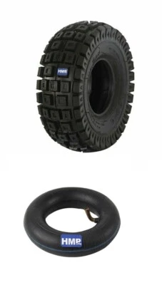 Tyre 3.00 - 4 Coarse With Tube Scooter Mini Quad Mini Trike HMParts  - Image 1 of 3