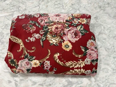 Ralph Lauren Marseilles Floral Red Full/Queen Duvet SUPERB!! - Image 1 of 4