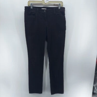 eileen fisher pants women size 6 brown soft corduroy slim straight mid Rise - Image 1 of 4