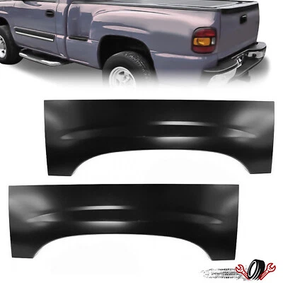 Wheel Arch Repair Panel Upper Rear Pair for 99-07 Chevy Silverado GMC Sierra - Image 1 of 4