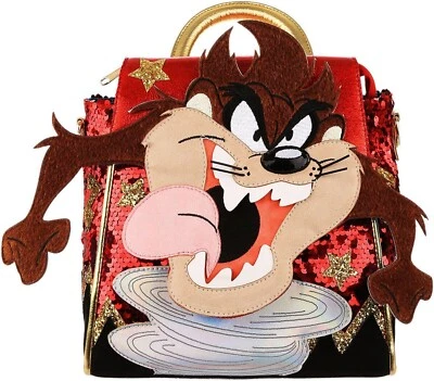 IRREGULAR CHOICE Derby Tasmanien Top Griff Schulranzen Damen Tasche IN Rot