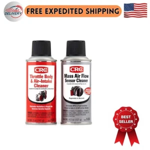 CRC 05111 MAF Mass Air Flow Sensor & Throttle Body Intake Cleaner Twin Pack Kit - Picture 1 of 6