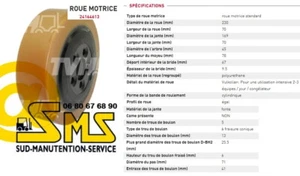 ROUE MOTRICE BT LPE 200 de 1995 Dimens 230 70 45 mm TRANSPALETTE ELECTRIQUE - Picture 1 of 1