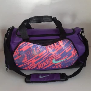 Nike Soccer Gym Bag Purple Athletic Pack Bag Nylon Sports Yoga - Picture 1 of 14