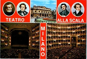 Theater - At the Scale, Milan, Italy Multiview Postcard - Picture 1 of 2
