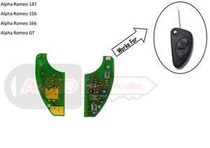 Genuine Original Alpha Romeo/Maserati 3 button PCB Megamos Chip ID48 55021282000 - Picture 1 of 1