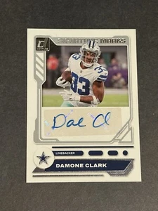 2023 Panini NFL Signature Marks Auto Card Damone Clark SM-DCL Dallas Cowboys - Picture 1 of 3