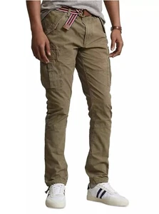 Polo Ralph Lauren Men’s Olive Green Utility Slim Fit Cargo Pants Surplus NWT - Picture 1 of 11
