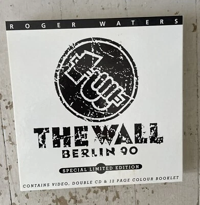 Roger Waters The Wall Berlin 90 Special Limited Edition Box Set 2 CD and Booklet Foto 1 de 4