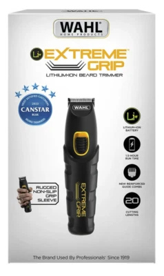Wahl Extreme Grip Lithium-Ion Trimmer Beard Trimming Clipper Hair Grooming Kit - image 1 of 4