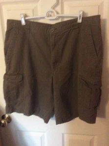Columbia Omni Shade Shorts Mens Size 38W 10L Cotton Brown Out Door Cargo Hiking - Picture 1 of 9