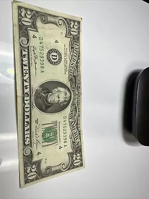 Rare Collectible 1981 series 20 dollar bill - Image 1 of 4