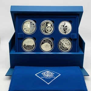 2012 Royal Mint Queen's Diamond Jubilee Royal Duties Silver Proof Six-Coin Set - Picture 1 of 11