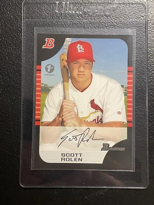 SCOTT ROLEN - 2005 Bowman 1st Edition Stamped SP #80 - CARDINALS - Image 1 of 2