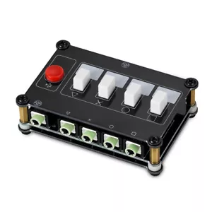 Mini 4-Way 3.5mm AUX Switch Box Passive Manual Audio Selector Headphone Splitter - Picture 1 of 9