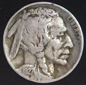 1927-P 5C Buffalo Nickel 21hh0819