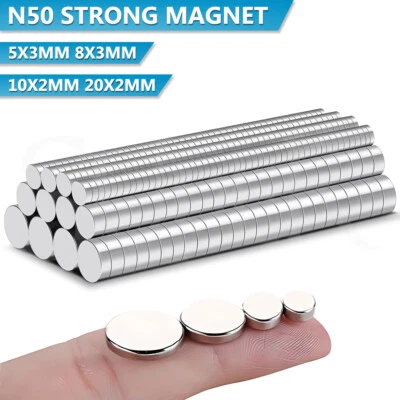 N50 Super Strong Rare Earth Magnet Round Disc Neodymium Magnetic Holder Fishing - image 1 of 4