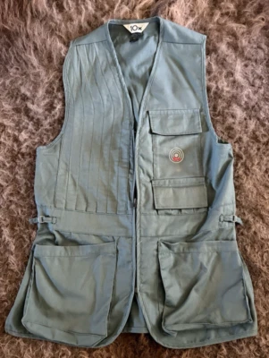 10X Shooting Vest Men’s Medium Regular (38-40) Green Trap Clay Skeet Pockets USA - Image 1 of 4