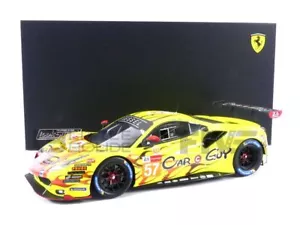 LOOKSMART 1/18 - FERRARI 488 GTE EVO - LE MANS 2021 LS18LM029 - Picture 1 of 12