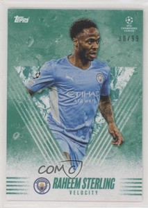 2021 Alphonso Davies My Journey UCL Online Exclusive Green /99 Raheem Sterling