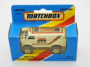 MATCHBOX MACAU 1983 MB68 4x4 CASTROL CHEVROLET LTD EDITION NM IN UNOPENED BOX - Picture 1 of 5