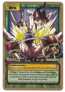 ONE PIECE CCG • Wiper @ Reject RARA FOIL ITALIANO CS-W03 • All'Arrembaggio - Foto 1 di 1