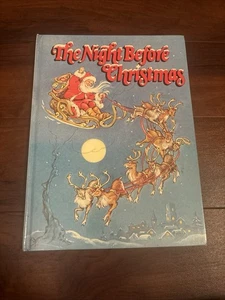 Vintage The Night Before Christmas Rene Cloke Clement C Moore 1980 - Picture 1 of 11