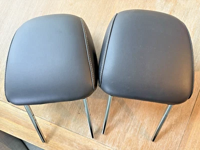 Juego delantero Mercury Milan 2010 reposacabezas de cuero negro FL FR conductor pasajero fabricante de equipos originales Foto 1 de 4