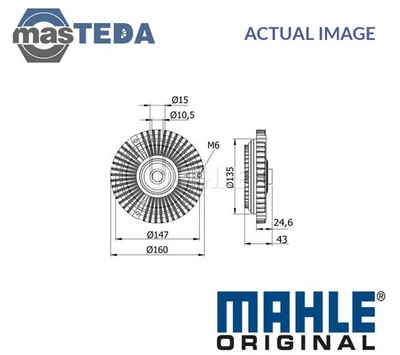 CFC 52 000S RADIATOR COOLING FAN CLUTCH MAHLE ORIGINAL FOR MERCEDES-BENZ - Image 1 of 4