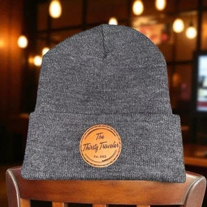 The Thirsty Traveler Mens Beanie Skull Cap Hat YP Classics Cuff OS Est 2023 Gear - Picture 1 of 9