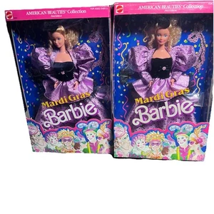 Vintage 2 Martedì Grasso American Beauties Twins Barbie bambola 1987 Mattel #4930 - Foto 1 di 9