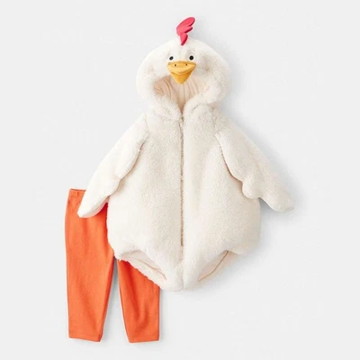 Carter's Baby Chicken Halloween Costume 3 6 9 12 M Month Infant One Piece Plush - Image 1 of 4