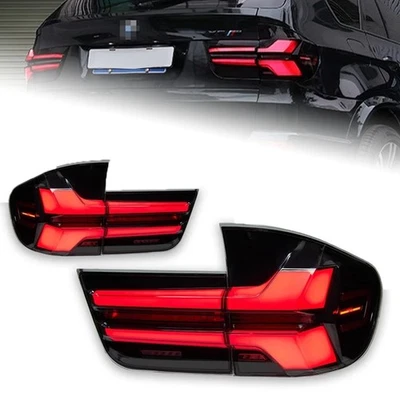LED Rückleuchten für BMW X5 E70 Baujahr 2006 bis 2013 rot schwarz Rücklicht - Bild 1 von 4