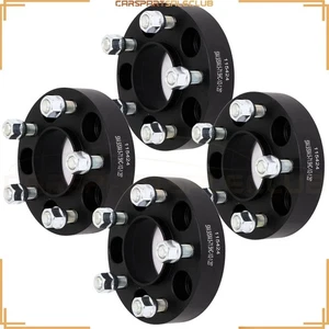 4 Pcs 1.25'' 5x4.5 5x114.3 Wheel Spacers 1/2" Studs For Jeep Liberty 2002-2012 - Picture 1 of 11