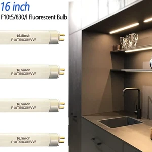 4 Pack 16’’ F10T5/830 Fluorescent Bulb Replacement for Jasco 10W 3000K Warm W... - Picture 1 of 7