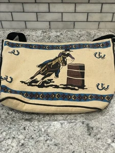 Bolso Barrel Racer vintage, El Paso Saddle Blanket Co, - Imagen 1 de 4